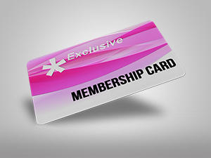 PLASTIC MEMBERSHIP CARDS