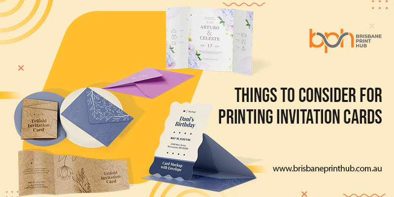 Printing Invitation Cards